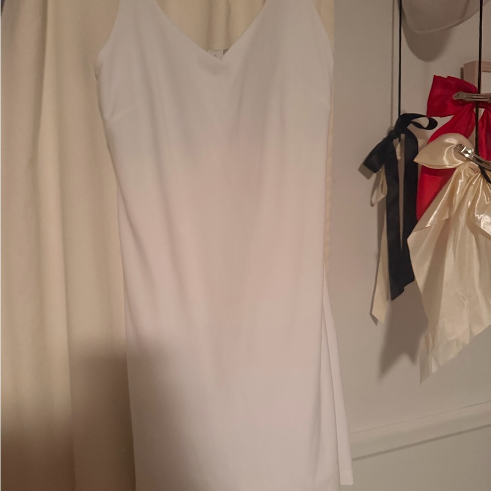 lululemon athletica White V-Neck Slip Dress